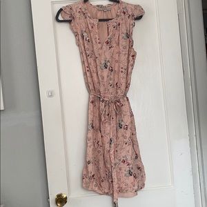 Pink Floral Dress